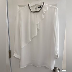 Zara Top. White blouse lightweight